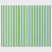 Aqua & Groen Snoep Stripe Wrapping Paper Cadeaupapier (Vlak)