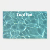 Aqua Groene Zwembad Foto Post-it® Notes (Voorkant)
