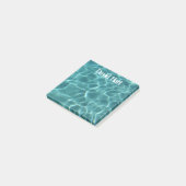Aqua Groene Zwembad Post-it® Notes (Schuin)