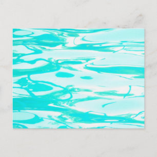 Aqua Groene Zwembadwater Abstracte Achtergrond Briefkaart