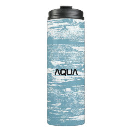 Aqua Grunge, Blue, Cool Thermosbeker
