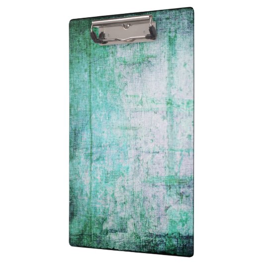 Aqua Grunge Boho Pattern-klembord Klembord (Links)