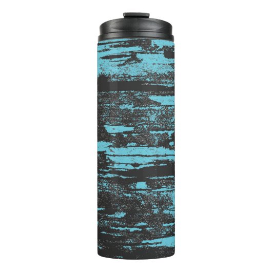 Aqua Grunge Cool Thermosbeker (Voorkant)