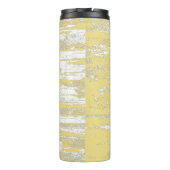 Aqua Grunge, Geel, Koel Thermosbeker (Achterkant)