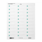 Aqua Handtas Etiket (Full Sheet)