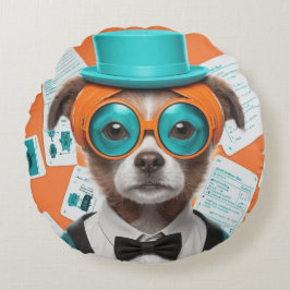 Aqua Hated Buddy Rond Kussen