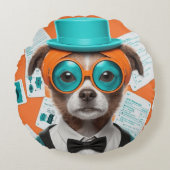 Aqua Hated Buddy Rond Kussen (Voorkant)