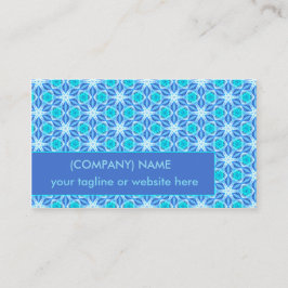 Aqua Hawaiian Stars onder een Bright Night Sky Dan Visitekaartje