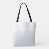 Aqua Haze Watercolor Tote Bag (Achterkant)