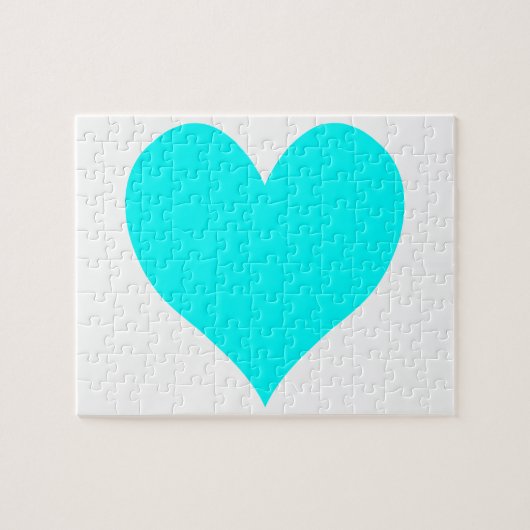 Aqua Heart Legpuzzel (Horizontaal)