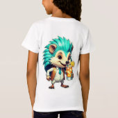 Aqua Hedgehog T-shirt (Achterkant)