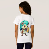 Aqua Hedgehog T-shirt (Achterkant volledig)