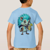 Aqua Hedgehog T-shirt (Achterkant)