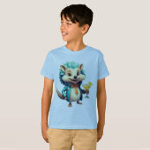 Aqua Hedgehog T-shirt (Voorkant volledig)