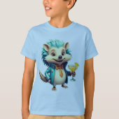 Aqua Hedgehog T-shirt (Voorkant)