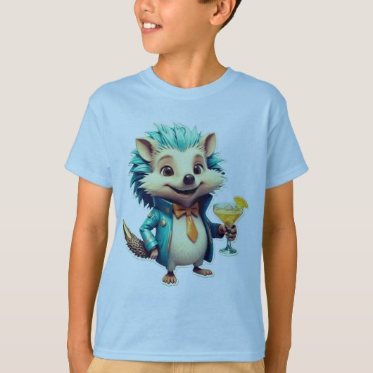 Aqua Hedgehog T-shirt (Voorkant)