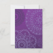 Aqua HEMSA HAND GOD Bat Mitzvah Party Card Kaart (Achterkant)