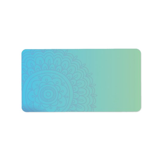 Aqua HEMSA HAND VAN GOD Print je eigen labels (Voorkant)