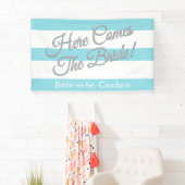 Aqua, hier komt de bruid, Vrijgezellenfeest banner (Insitu)