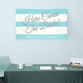 Aqua, hier komt de bruid, Vrijgezellenfeest banner (Beurs)