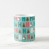 Aqua Ho Ho Ho Armadillo Koffiemok (Center)