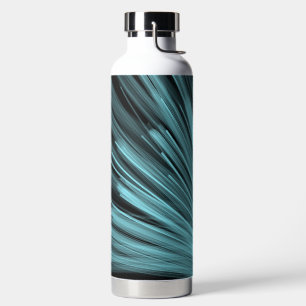 Aqua hoekige lijnen - Thor Waterfles