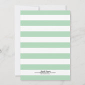 Aqua Home Sweet Home Housewarming Party Kaart (Achterkant)