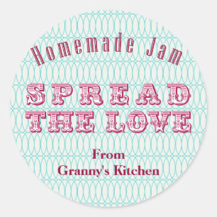 Aqua Homemade bewaart Stickers in blik