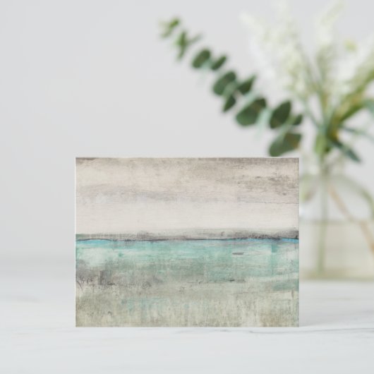 Aqua Horizon Briefkaart (Staand voorkant)