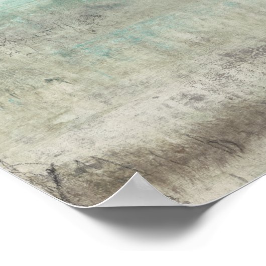 Aqua Horizon Poster (Hoek)