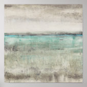 Aqua Horizon Poster (Voorkant)