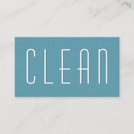 Aqua HOUSE CLEANING Simple Style V38 Visitekaartje
