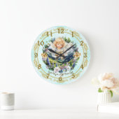 Aqua Inspirerend Angel Cherub Grote Klok (Huis)