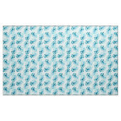 Aqua Jellyfish Waterverf Pattern Stof (Yard (91,4 cm))