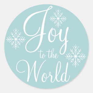 Aqua Joy voor de wereld Stickers