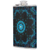 Aqua Kaleidoscope-effect Heupfles (Links)