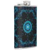 Aqua Kaleidoscope-effect Heupfles (Rechts)