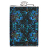 Aqua Kaleidoscope-effect Heupfles (Achterkant)