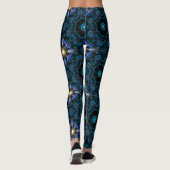 Aqua Kaleidoscope-effect Leggings (Achterkant)