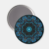 Aqua Kaleidoscope-effect Magneet (Voorkant / Achterkant)
