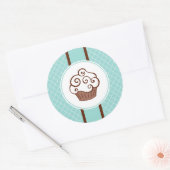 Aqua Kantstrook Cupcake Stickers (Envelop)