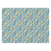 Aqua Kerstballen Tafelkleed (Voorkant (Horizontaal))