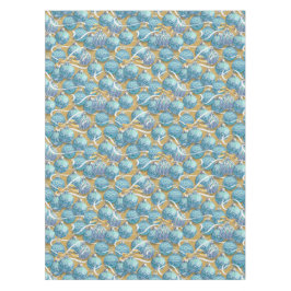 Aqua Kerstballen Tafelkleed