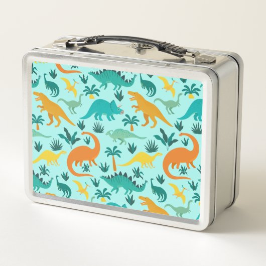 Aqua | Kinder naam van het kleurrijke dinosauruspa (Achterkant)