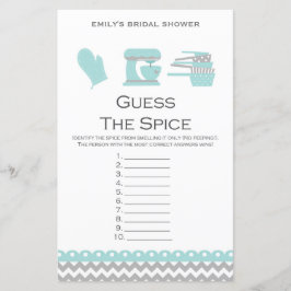 Aqua Kitchen Vrijgezellenfeest Game PRINTED