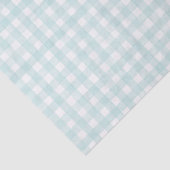Aqua Klassieke Gingham Tissuepapier (Detail)