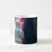 Aqua Kosmisch Mysterie Koffiemok (Voorkant links)