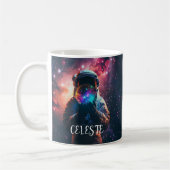 Aqua Kosmisch Mysterie Koffiemok (Links)
