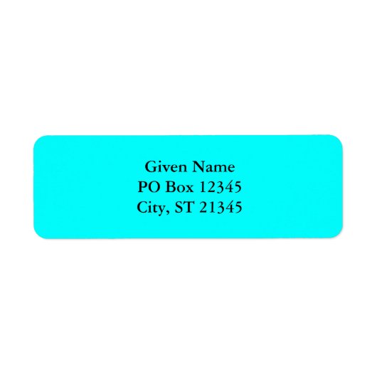 Aqua Label (Voorkant)