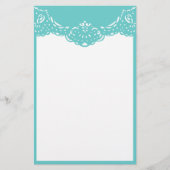 Aqua Lacy Briefpapier (Voorkant)
